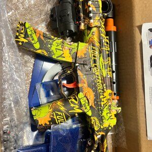 Splatter Gel Balls Blaster Kit, Automatic Splat Ball Blaster, 50000+ Beads Elect